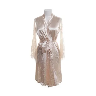 Morgenkåbe (Beige, Hvid) fra AvidLove Elastan, Polyester