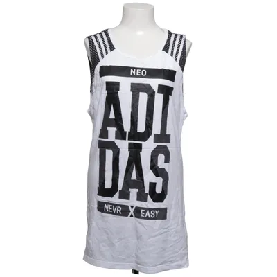 Sports tank top (White, Black) from Adidas Neo Cotton, Modal