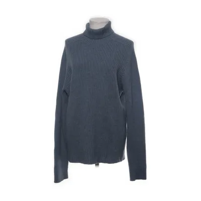 Rollkragenpullover (Blau) von Nni Studio Merinowolle