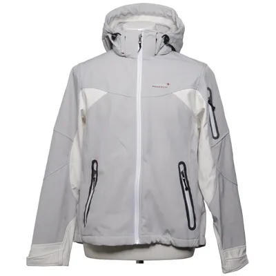 Softshell jacket (Gray, White) from Wave Protech Polyester