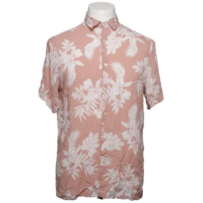 Korte mouwen shirt (Roze, Wit) van Zara Man Viscose