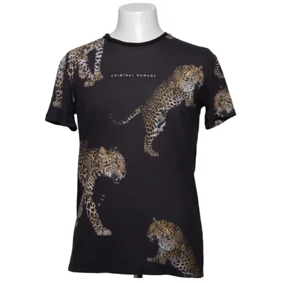 T-shirt (Noir, Marron, Jaune) de Criminal Damage Polyester