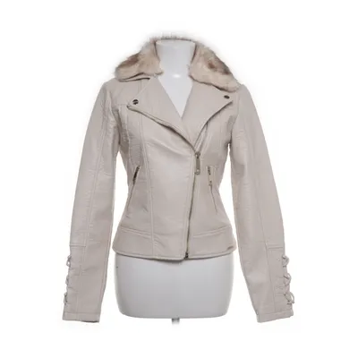 Bikerjacka (Beige) från Rino & Pelle Polyester, Polyuretan, Päls, Akryl