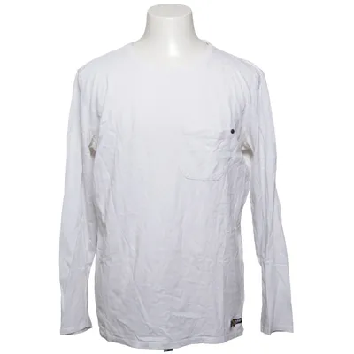 T-shirt à manches longues (Blanc) de Koppartrans Coton