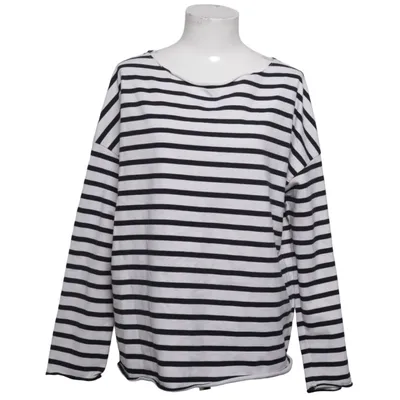 Sweatshirt (Black, White) from Luvia Cotton, Polyester