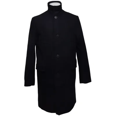 Jas (Zwart) van H&M Man Acryl, Polyamide, Polyester, Viscose, Wol