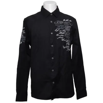 Shirt (Black) from Camp David Cotton
