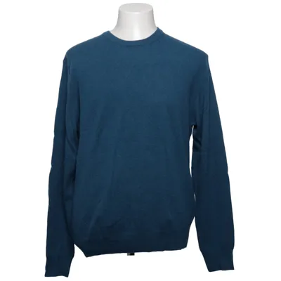 Sweater (Blue, Brown) from Hackett London Merino wool, Polyamide, Viscose