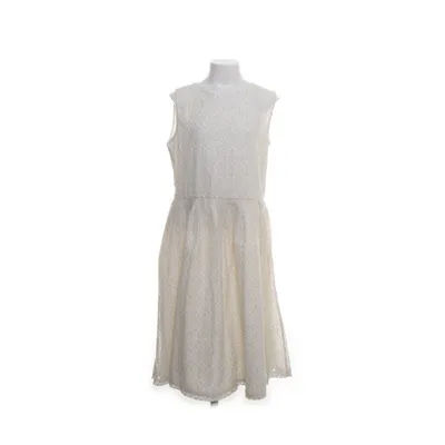 Jurk (Wit, Goud) van LC Waikiki Katoen, Metallvezel, Polyester