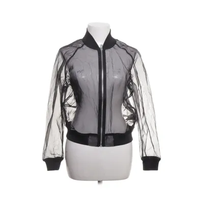 Bomberjack (Zwart) van Never Denim Nylon, Polyester