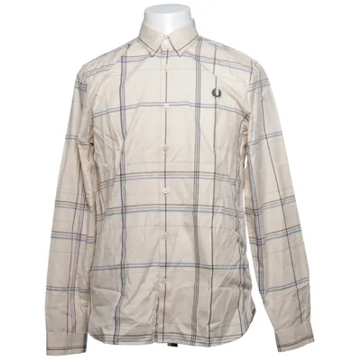 Buttondownskjorte (Beige, Blå, Grå) fra Fred Perry Bomuld