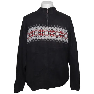 Sweater (Grå, Rød, Hvid) fra Chaps Bomuld