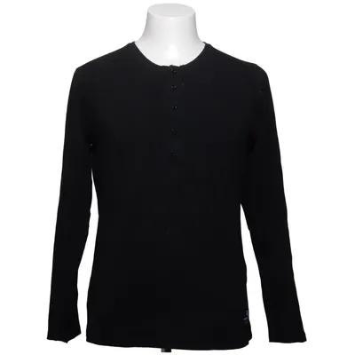 Henley shirt (Black) from ZJ Denim Identity Cotton, Elastane