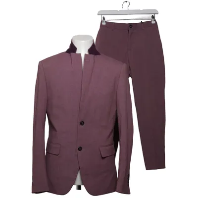 Jakkesæt (Lilla) fra Lindbergh White Elastan, Polyester, Viscose