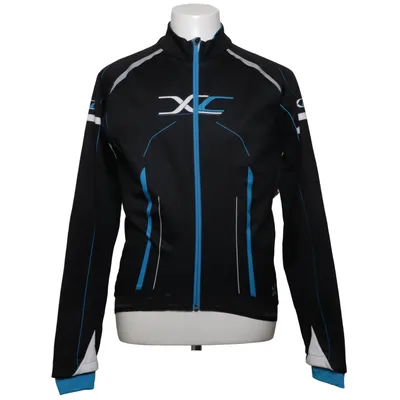 Träningsjacka (Svart, Blå) från BTWIN Elastan, Polyamid, Polyester, Polyuretan