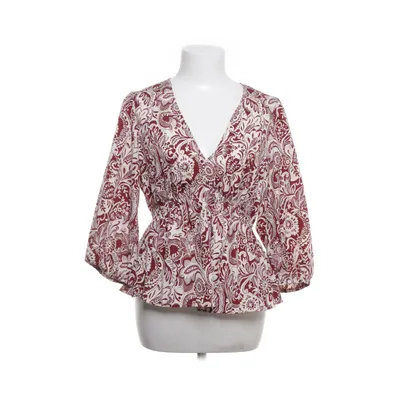 Peplumtopp (Röd, Vit) från New Look Polyester