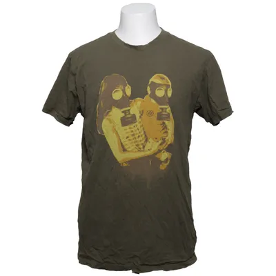T-shirt (Grøn, Gul) fra Analog Bomuld
