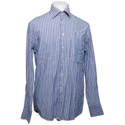 Chemise (Bleu, Blanc) de Moments Coton