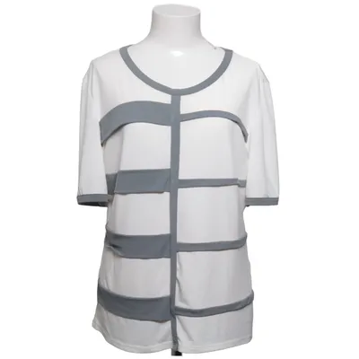 Haut (Blanc, Gris) de Un Jour Ailleurs Élasthane, Polyester