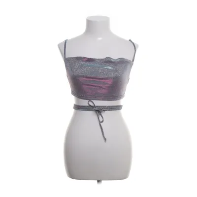 Crop top (Blå, Rosa, Silverfärgad) från Cider