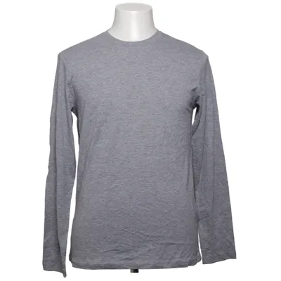 T-shirt à manches longues (Gris) de Pier One Polyester, Coton recyclé