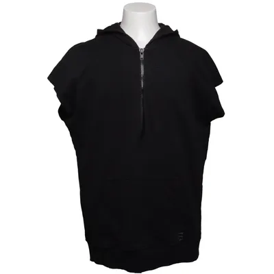 Kurzärmeliger Hoodie (Schwarz) von Better Bodies Baumwolle