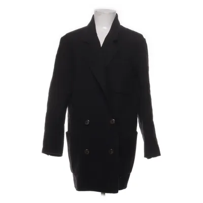 Manteau (Noir) de MaxMara Coton, Laine