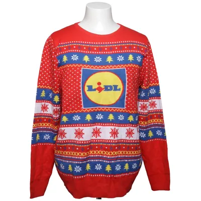 Christmas sweater (Red, Multicolored) from Lidl Acrylic