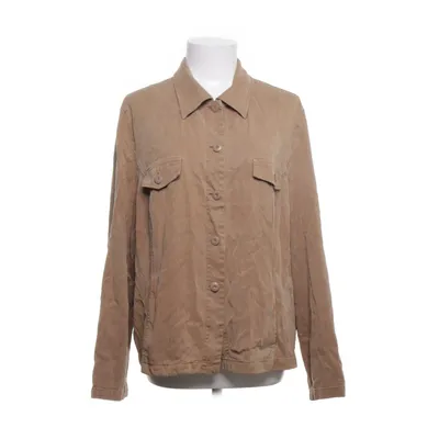 Överskjorta (Brun) från Elton Bomull, Tencel