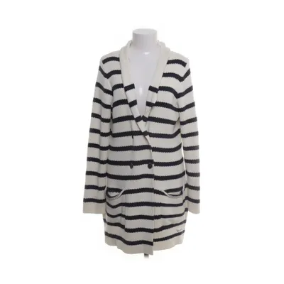 Cardigan (Blue, White) from Bondelid Acrylic, Cotton