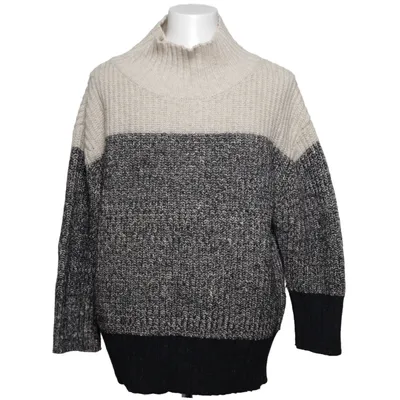 Polotröja (Grå, Beige) från Adnym Atelier Bomull, Polyamid, Ull