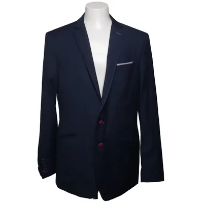 Blazer (Blue) from Victor Elastane, Polyester, Wool