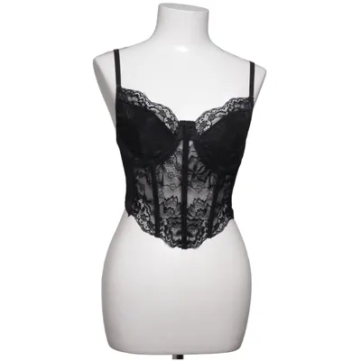 Corset (Black) from Shein Elastane, Polyester