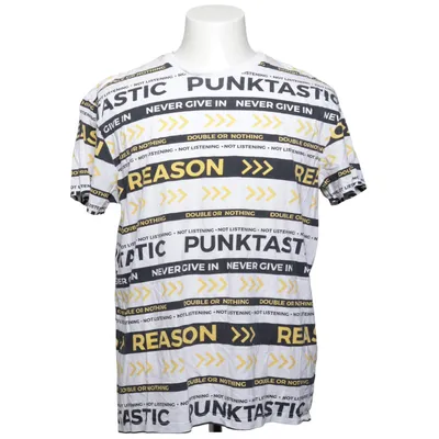 T-shirt (Wit, Zwart, Geel) van Clockhouse by C&A Katoen