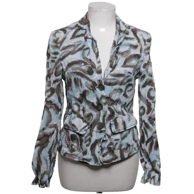 Kavaj (Vit, Flerfärgad) från Taifun Bomull, Metallfiber, Polyester