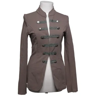 Blazer (Beige) van Chica London Katoen, Elastaan