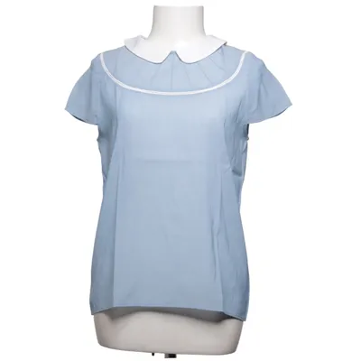 Top (Blue) from Claudie Pierlot Cotton, Polyester