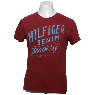 T-shirt (Rouge, Bleu) de Tommy Hilfiger Denim Coton