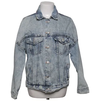 Veste en jean (Bleu) de Bershka Denim Coton