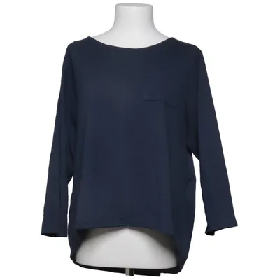 Bluse (Blå) fra Zelante Bomuld, Elastan