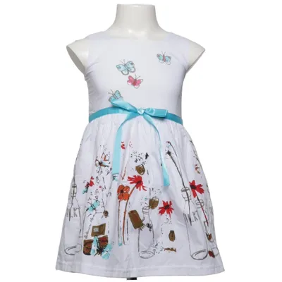 Robe (Blanc, Multicolore) de Vogue Fashion Coton