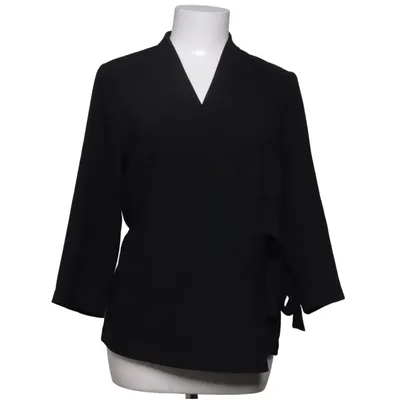 Wikkelblouse (Zwart) van Stylein