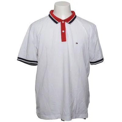 Polo (Blanc, Rouge, Bleu) de Tommy Hilfiger Coton