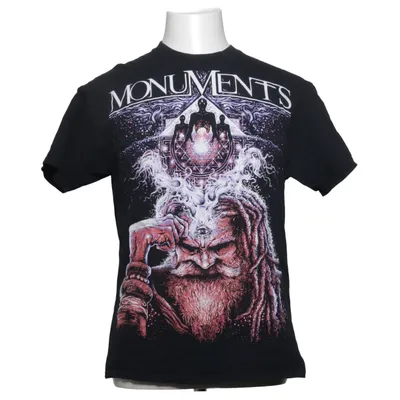 T-shirt (Svart, Flerfärgad) från Gildan Bomull