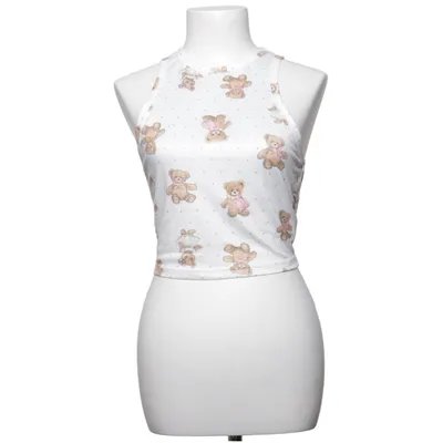 Crop top (Wit, Bruin, Roze) van Shein