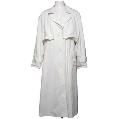 Trenchcoat (Wit) van Valmeline Acetaat, Viscose
