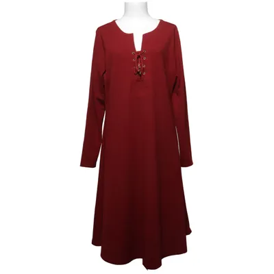 Klänning (Röd) från Sheego Elastan, Polyester, Viskos