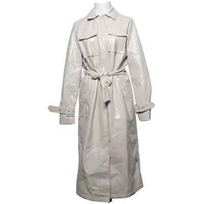 Trench coat (Beige) from Linn Ahlborg x NA-KD Polyester, Polyurethane
