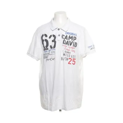 Pikétröja (Vit, Flerfärgad) från Camp David