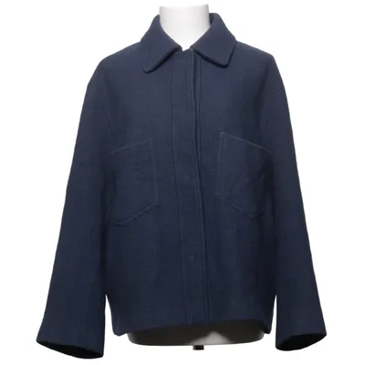 Jacka (Blå) från Massimo Dutti Viskos, Ull